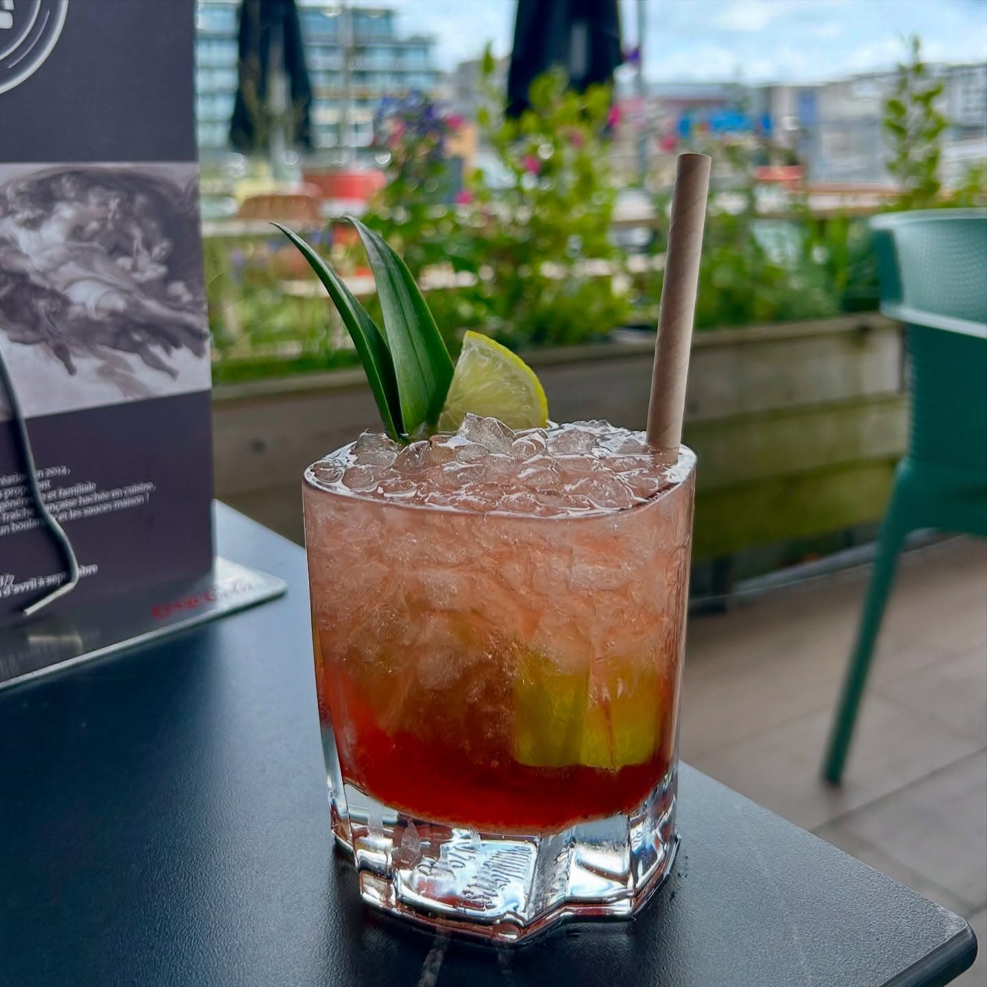 Cocktail signature servi chez Marcelle et Morris à Brest